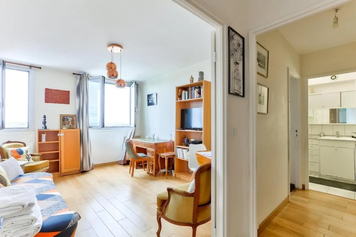 1Br Flat View On Eiffel Tower And Sacre-Coeur Apartment Paris 0*,
