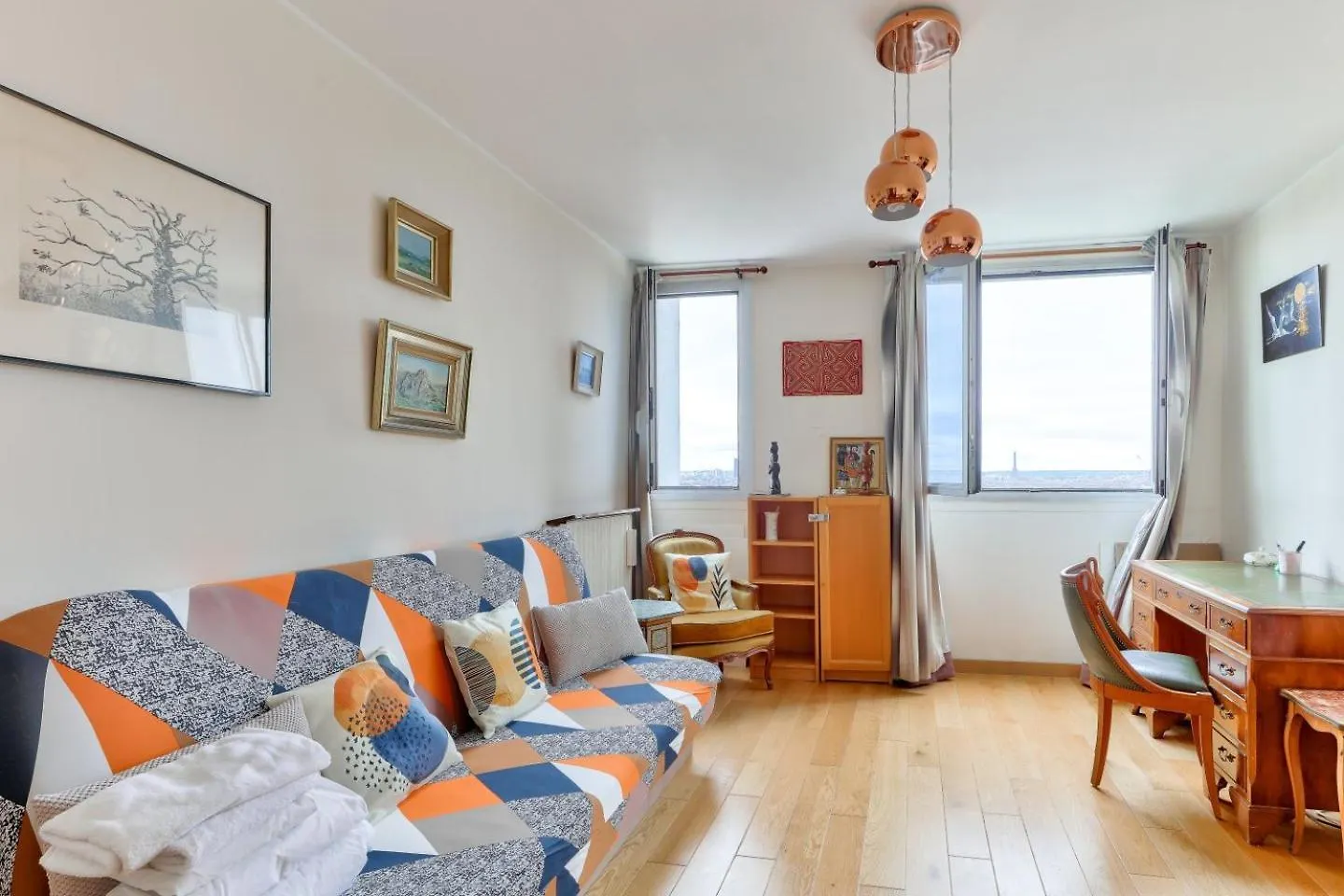 Апартаменты 1Br Flat View On Eiffel Tower And Sacre-Coeur Париж
