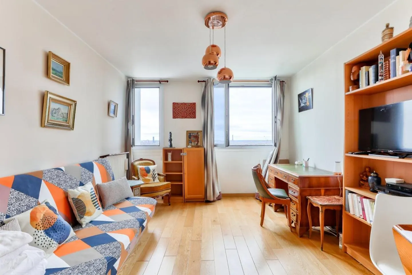 Апартаменты 1Br Flat View On Eiffel Tower And Sacre-Coeur Париж Франция